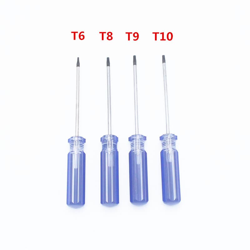 Manual Star-Shaped T8/T10 Screwdriver with Hole, Hexagonal Screwdriver for Game Console Disassembly and Repair Tools