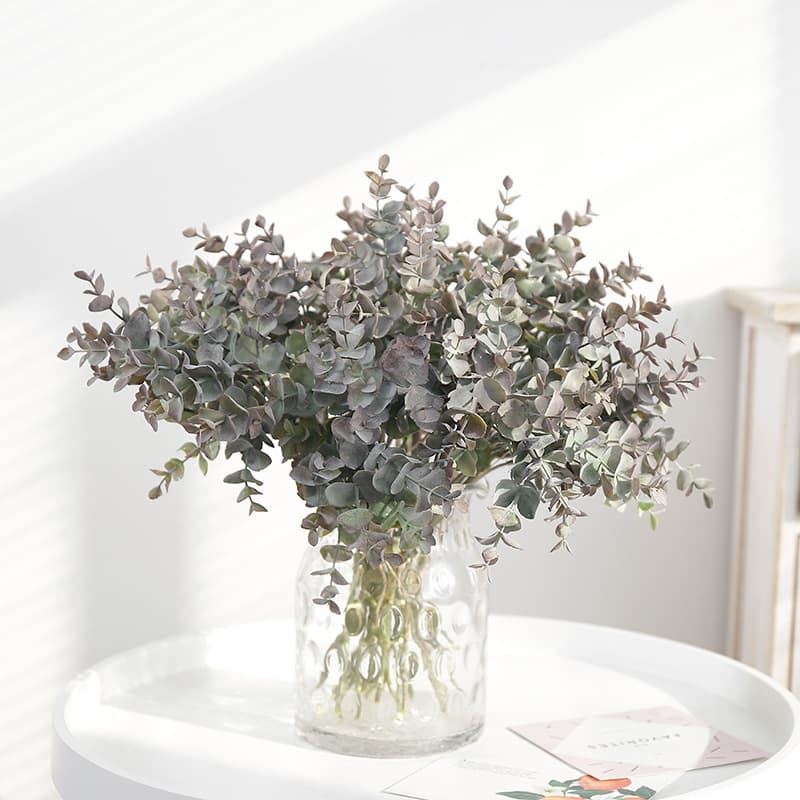 Lan Gui Fang Artificial Plant Eucalyptus Money Leaf, Home Wedding Decoration Fake Green Plant Bonsai, Flower Arrangement Plant Wall
