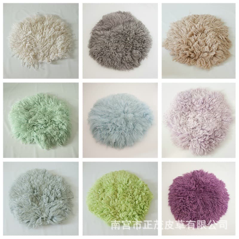 Children's photography backdrop blanket, newborn baby daytime photo prop, soft, European-style round, Australian style.