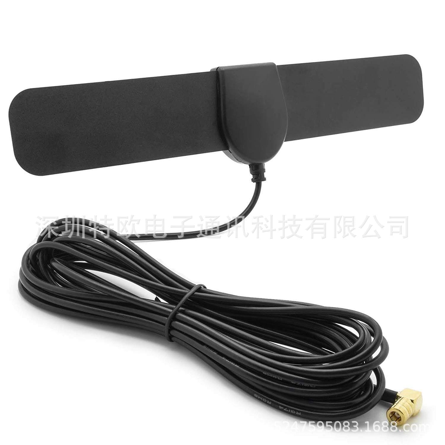 FM/AM Car Digital Antenna Rod with DABSMB Female Connector, Wireless Radio Patch, High Sensitivity for Vehicles