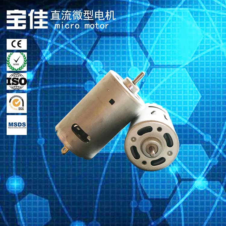 Micro Fan Motor Brushed DC Vacuum Cleaner Massage Motor 12V High Torque Miniature Electric Motor for Neck Massagers and Fans
