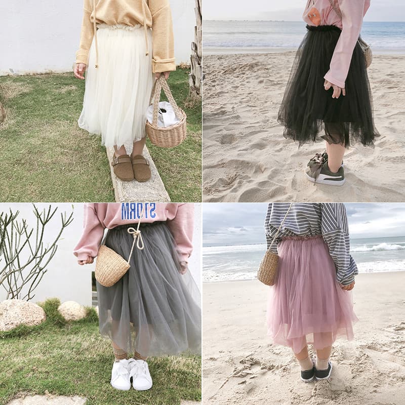 Girls' Versatile Flowing Long Skirt 2026 Autumn New Arrival Wholesale Drop Shipping Ages 3-8