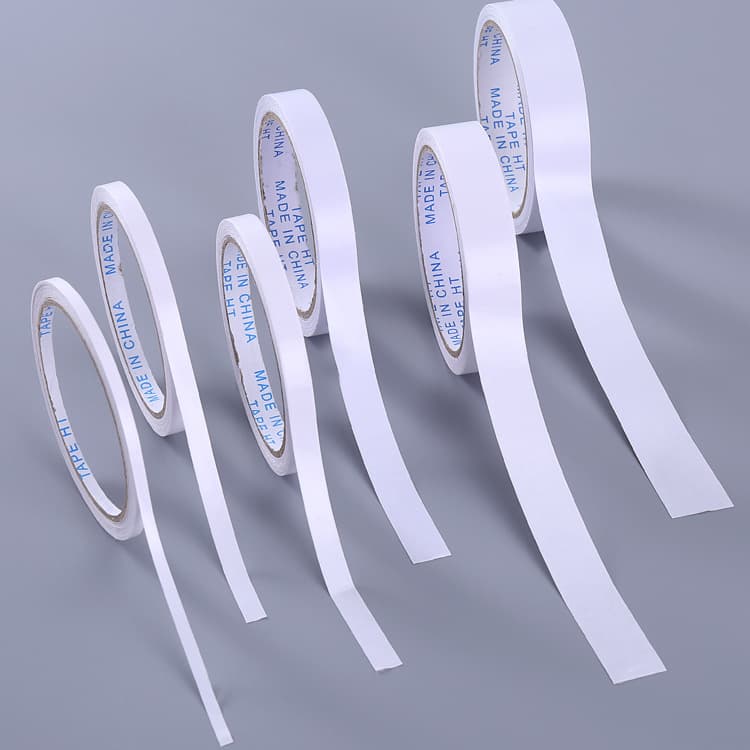 Office supplies double-sided tape strong high viscosity thin transparent white double-sided tape fixed stationery tape wholesale