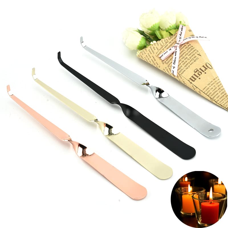 Stainless Steel Candle Snuffer, Candle Cutter, Candle Hooks, Modern Simple Style, No Patent, No Customization, Electroplated