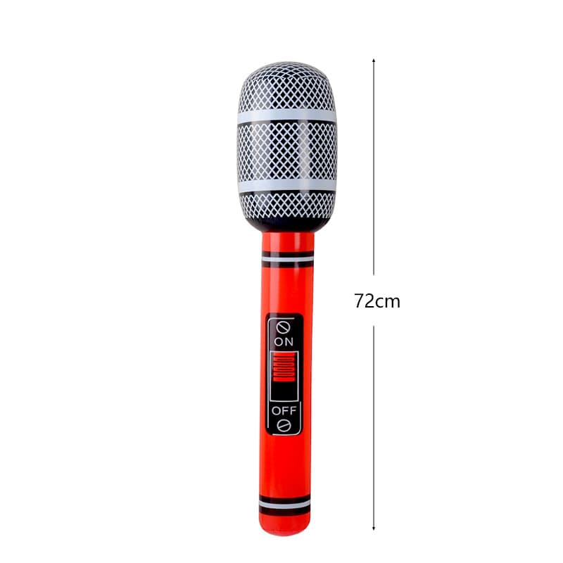 Wholesale Hot-Selling Wedding Prank Gate-Crashing Microphone, Inflatable Mic for Groom and Groomsmen Photo Game Props