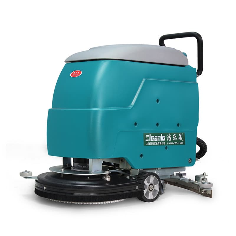 Jie Le Mei YSD-530 Commercial Supermarket Floor Scrubber Dryer with Battery, Push-Type Floor Cleaning Machine