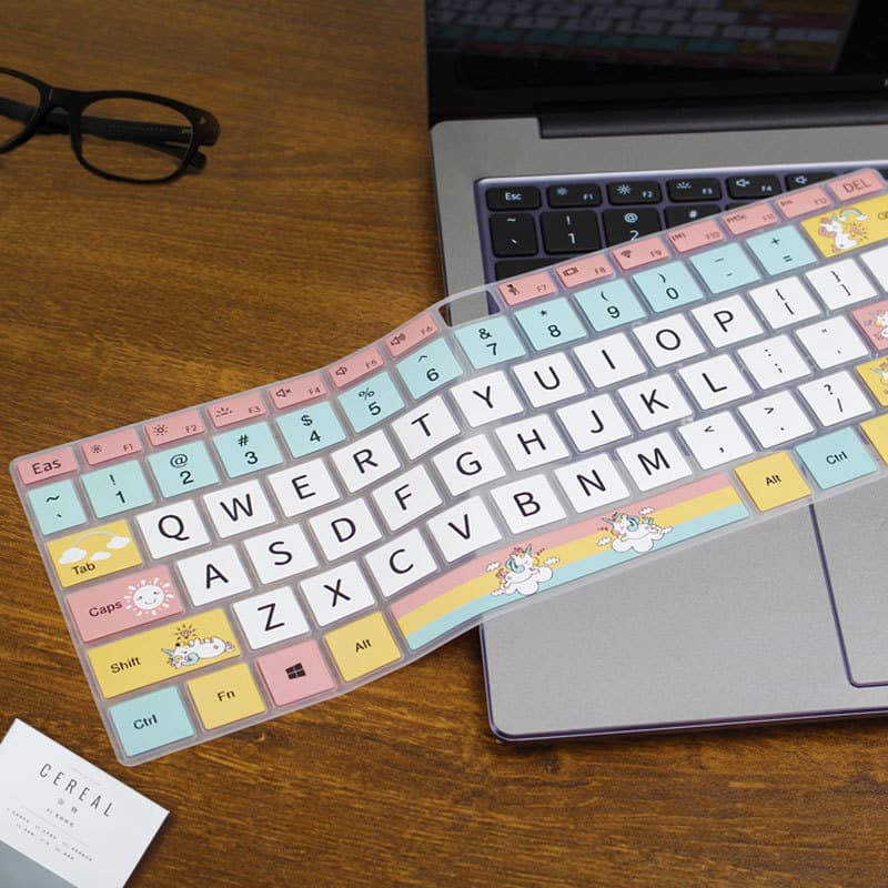 Compatible with Huawei, Honor Hunter, Lenovo R7000, Apple 13 Air colorful printed keyboard protector