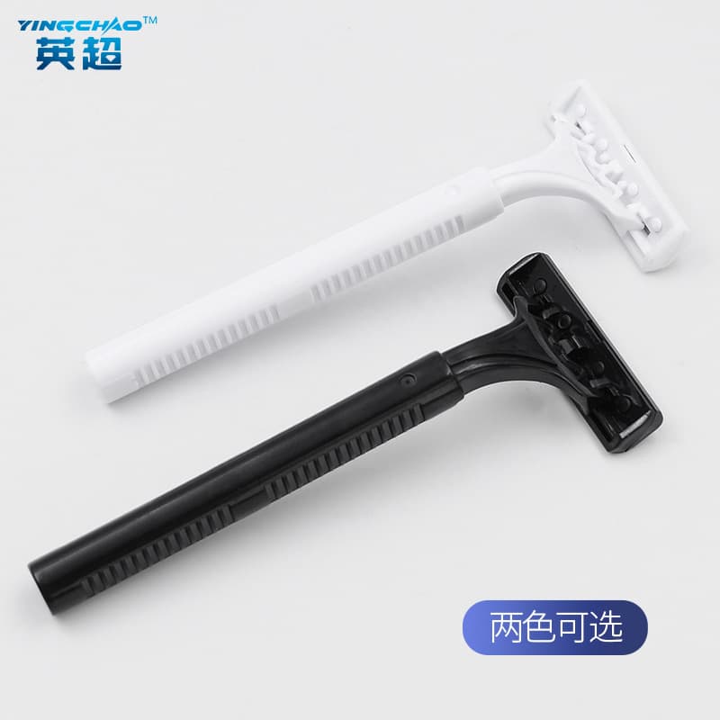 Factory Direct Supply Hotel, Guesthouse, Bathhouse, Sauna Disposable Razor, Manual Shaver, Double-Layer Round Handle Razor
