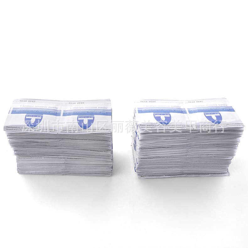 Professional Nail Art Tools Nail Removal Kit Contains 100pcs Disposable Removal Cotton Pads Water Towel