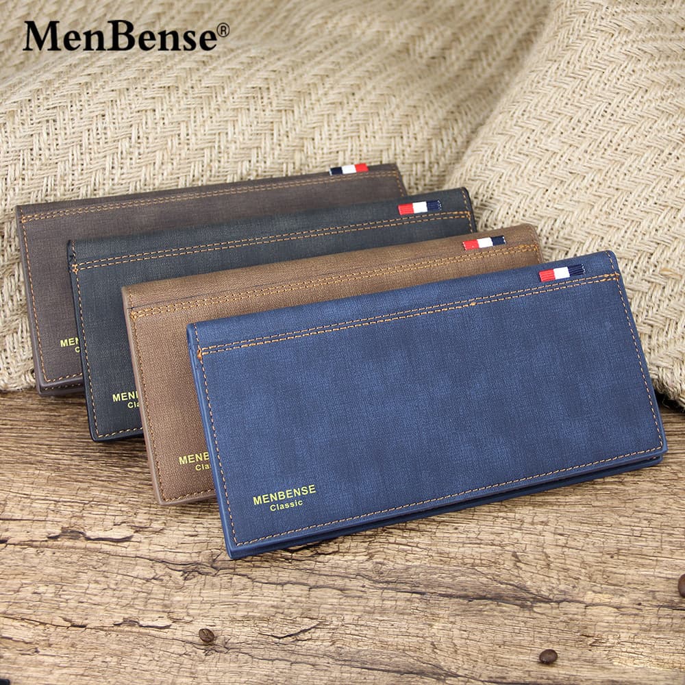New Matte Finish Long Men's Wallet Korean Fashion Suit Wallet Large Capacity Men's Billfold Factory Direct Supply