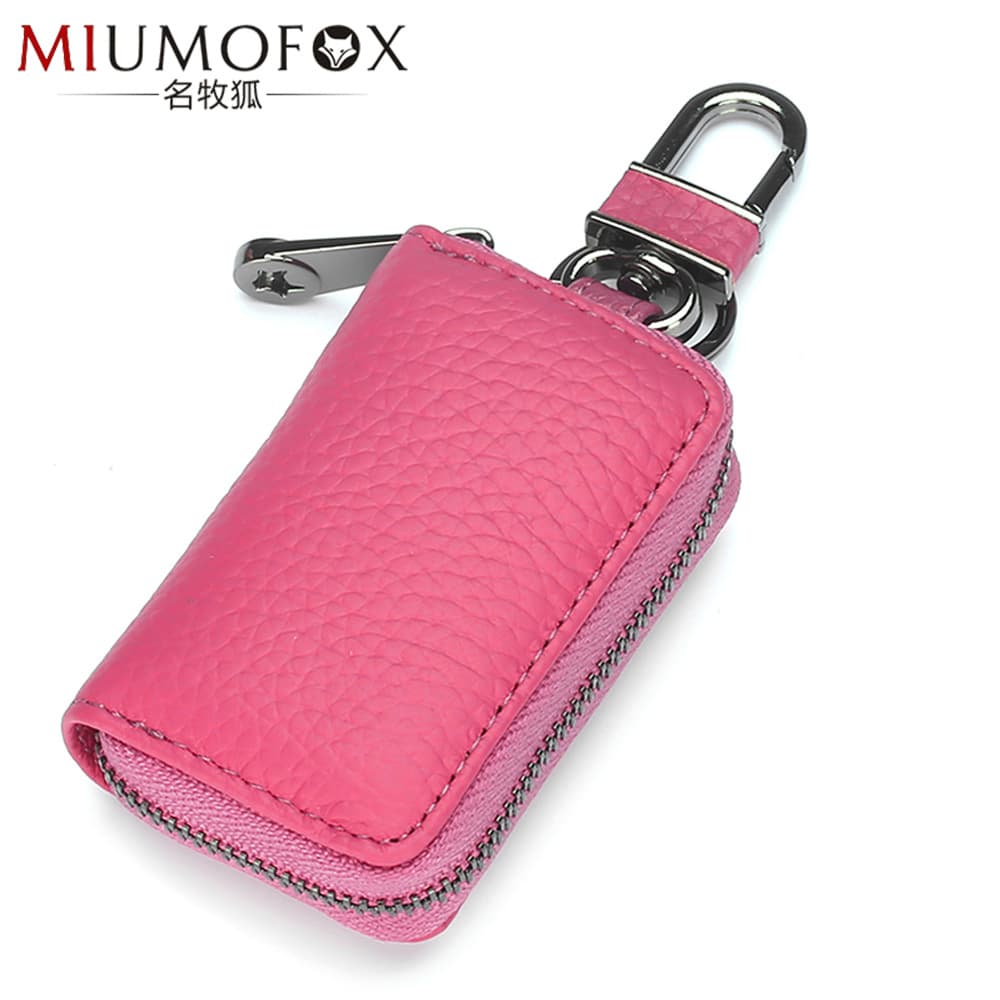 Summer Fashion Genuine Leather Universal Car Key Case, Waist-Hanging Key Case Versatile Wholesale Factory Direct