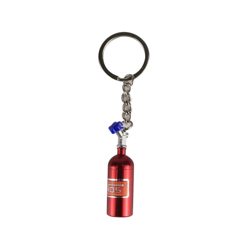 Modified Car Keychain Nitrous Bottle Keychain Decoration Gas Cylinder Keychain