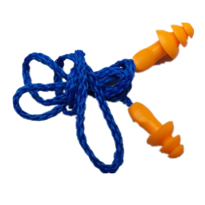 Anti-noise earplugs Christmas tree-shaped 3M soundproof 1270 silicone aviation swimming silent sleep work noise reduction earplugs.