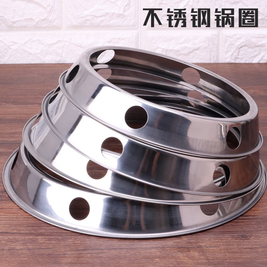 Stainless Steel Pan Rack, Kitchen Storage Rack, Pot Ring, Heat Insulation Trivet, Multi-Specification Cookware Shelf