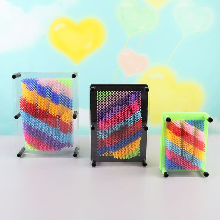Multicolor Pin Art Handprint 3D Hand Mold - Creative Novelty Cross-border Product