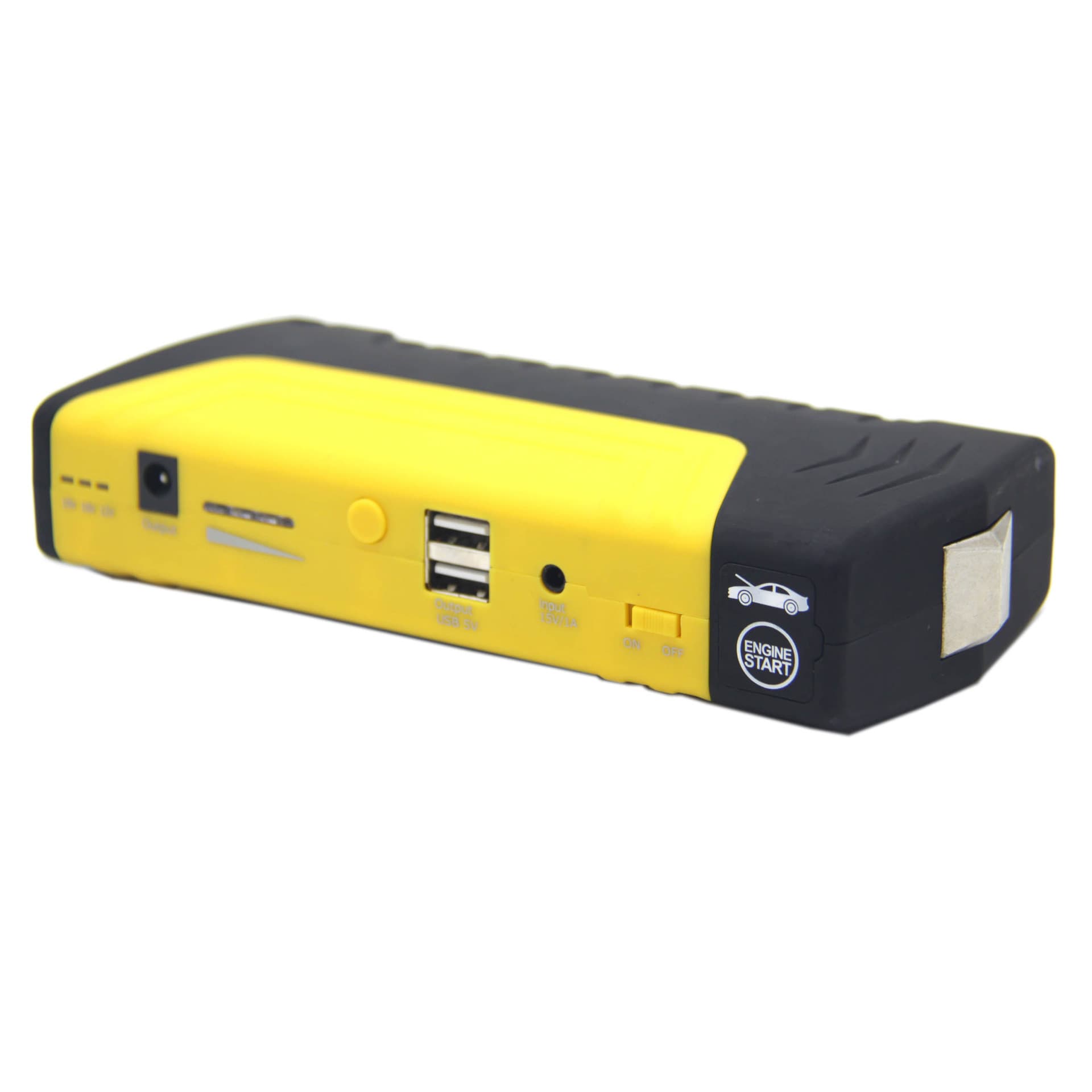 Car emergency starting power supply, multi-function mobile phone Pad power bank, three LED lights, 2 USBs, reservation required