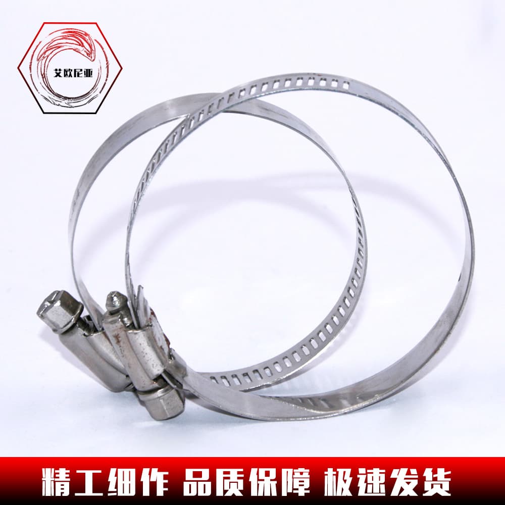 Manufacturer Supply American Style Hose Clamp Communication Clamp Bridge-Use Cable Tie Clamp Pipe Clip American Style Stainless Steel Hose Clamp