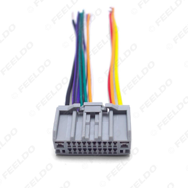 Compatible with Jeep Compass/Wrangler/Dodge Car Audio Modification Harness CD Power Speaker Wire