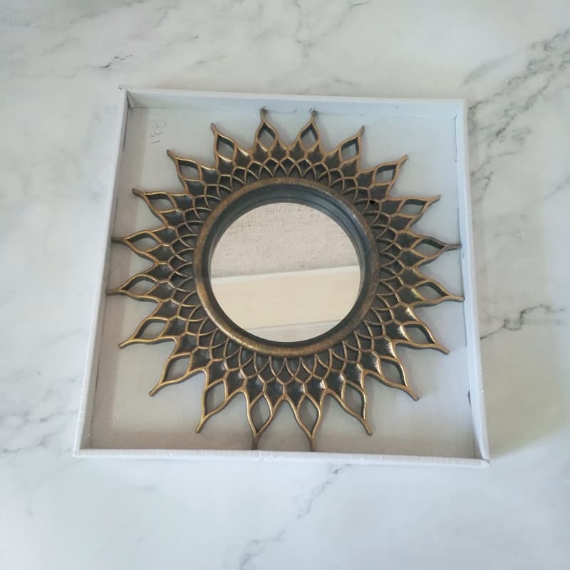 Luxury Velvet Mirror Frame Suitable For Home Decor Modern Simple Style Rectangular Shape
