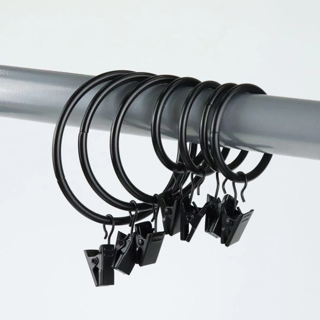 Export Roman Curtain Rings, Curtain Rings, Curtain Clips with Hooks, Curtain Rod Rings, Hanging Rings, Curtain Accessories