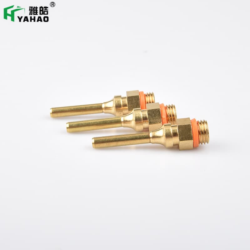 Hot Melt Glue Gun Nozzle DIY Handheld Glue Gun Accessory Pure Copper Tip 55MM Wholesale Nozzle Corrosion Resistant