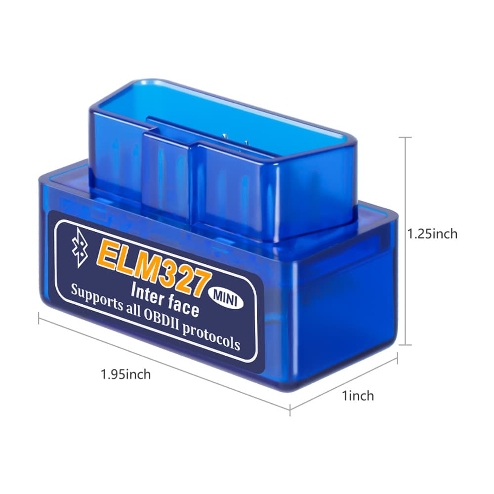 MINI ELM327 Bluetooth 5.1 OBD2 Car Diagnostic Scanner V2.1 Version for Export Wholesale