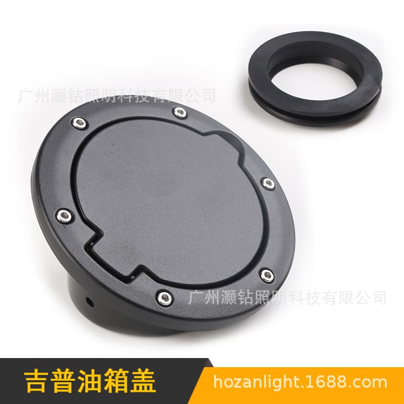 Suitable for Jeep Wrangler fuel tank cap 07-17JK aluminum fuel filler cap two-door four-door Jeep modification accessories