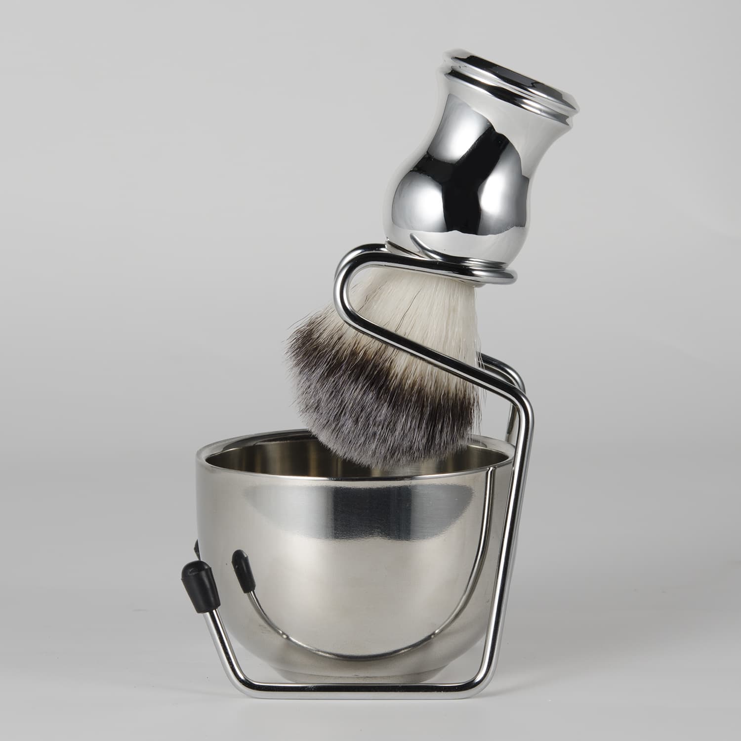 Soft bristle shaving brush for men, high-quality nylon bristles, new portable beard brush, beauty tool