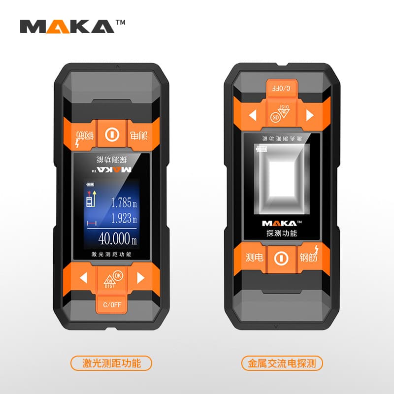 New Maca metal detection distance measurement two-in-one measuring instrument high-precision laser range finder wholesale