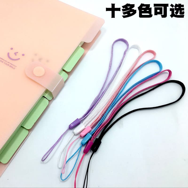 Phone USB lanyards, MP3 speaker short wrist straps, flashlight, selfie stick ropes, pinecone ropes
