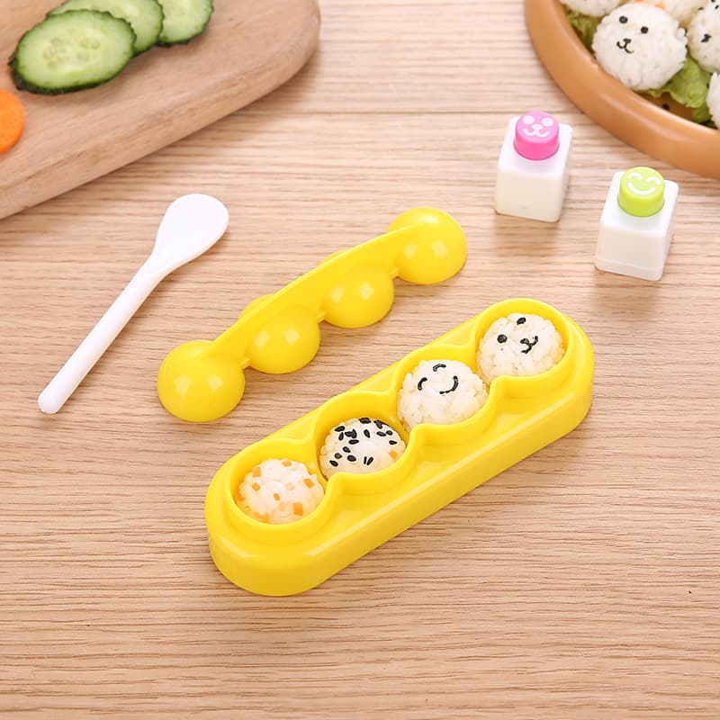 Small Ball Rice Mold Cartoon Mini Baby Onigiri Creative Sushi Bento Tool Rice Ball Mold