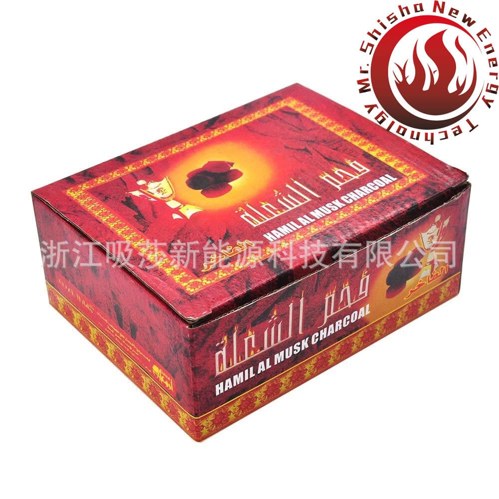 Hookah charcoal manufacturer sales 33mm round Middle East hookah charcoal briquettes quick-light charcoal