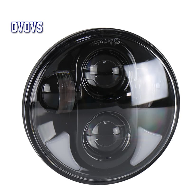 5.75-inch Harley-Davidson Motorcycle Battery Electric Vehicle Modification Suitable for Round LED Headlights