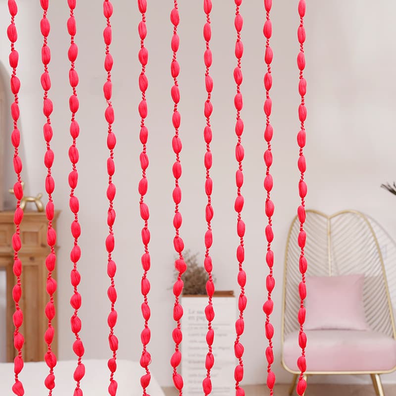 Factory Direct Lantern String Curtain Hanging Curtain Wedding Decorative Curtain Door Curtain Partition Feng Shui Curtain Stock Wholesale