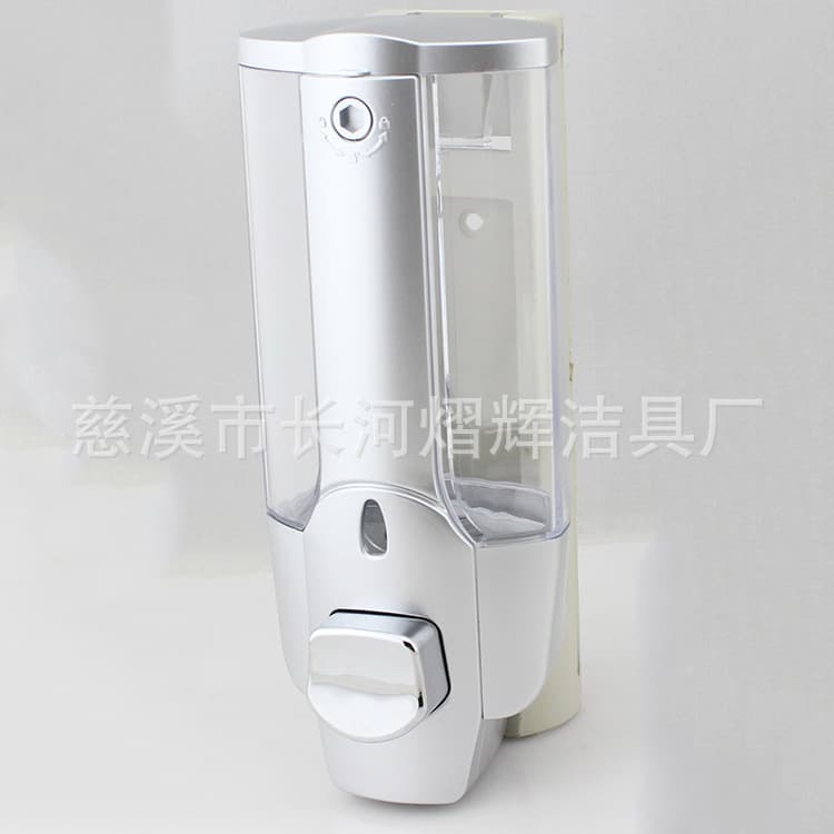21 Silver Single-head Soap Dispenser Shower Gel Box Manual Soap Dispenser Drop Shipping