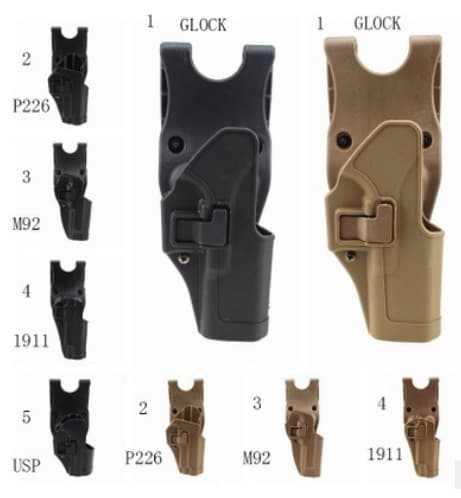 CQC Quick Draw Holster Under-Hang Tactical Waist Quick Draw Holster 1911/92/17/P226/USP