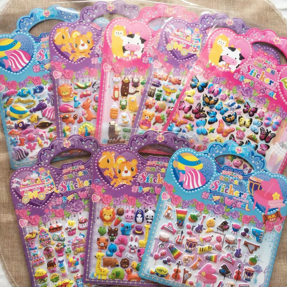 Girl Princess Mermaid Dress Up Sticker Toy Dress Up 3D Children's Cartoon Korean 3D Sticker