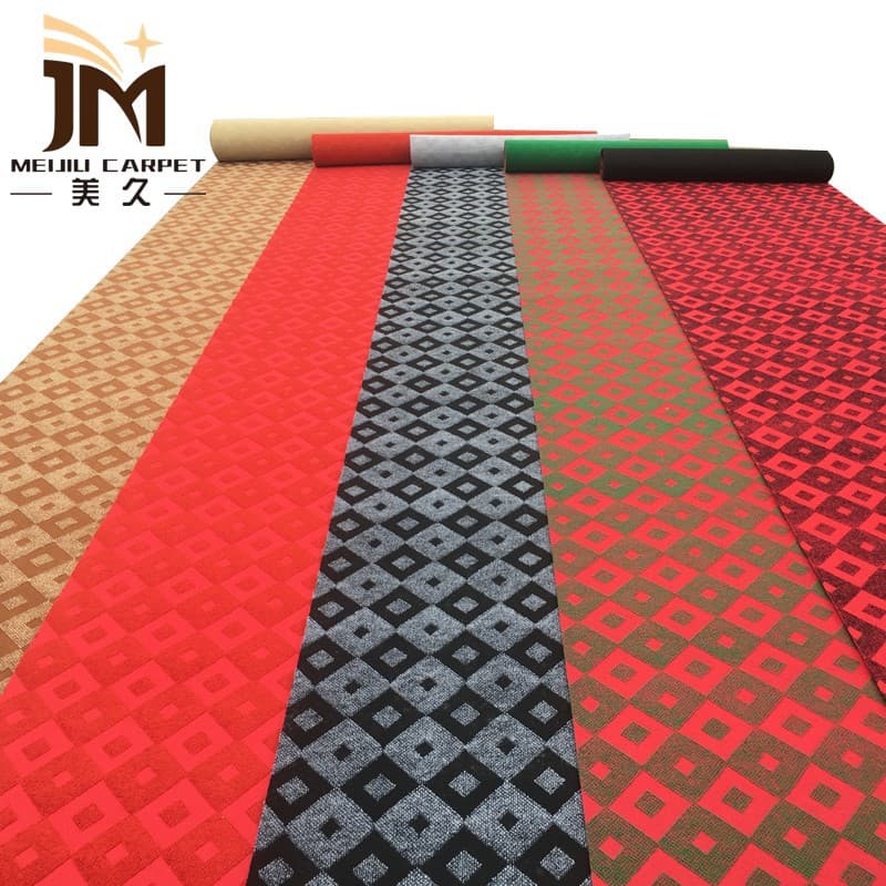 Hotel, office, beauty salon carpet wholesale, bedroom and living room carpet, exhibition hall full-lay engineering block carpet