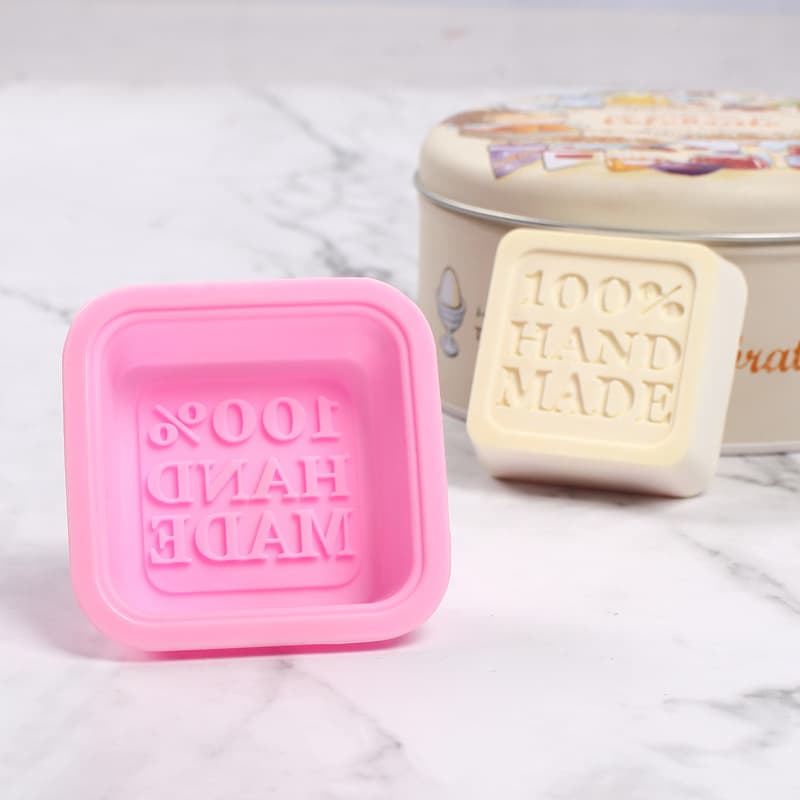 Handmade Soap Silicone Mold - Single Square Mold, Easy Release Cold Process Soap Mold, Square Soap, Aromatherapy Silicone Mold