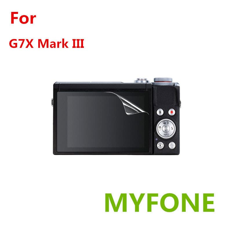 Screen protector for Canon G7X Mark 3 cameras, tempered glass screen protector.