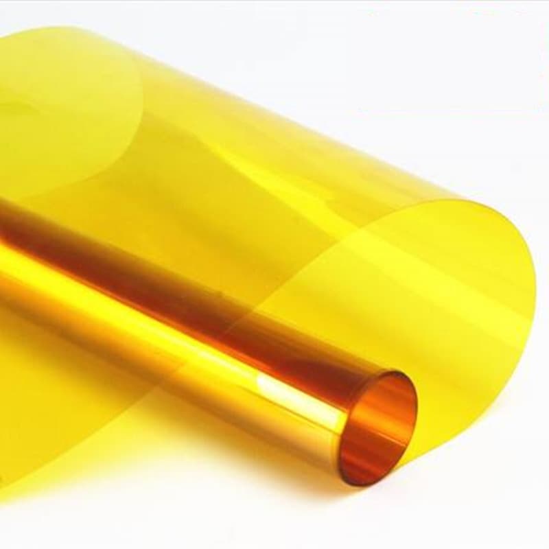 Yellow Window Balcony Insect-Proof UV-Blocking Glass Film, Colored Film, Cleanroom Purification Workshop Yellow Light Paper