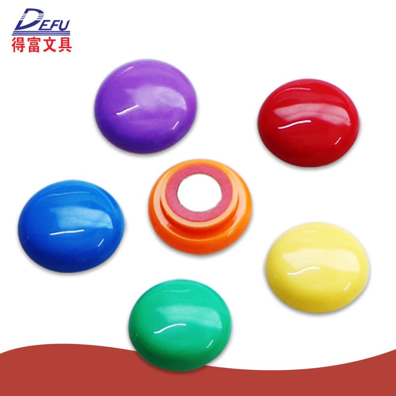 Manufacturer of round magnetic particles supplies strong magnetic glass whiteboard magnets, colored household office refrigerator magnets, and powerful magnetic nails.