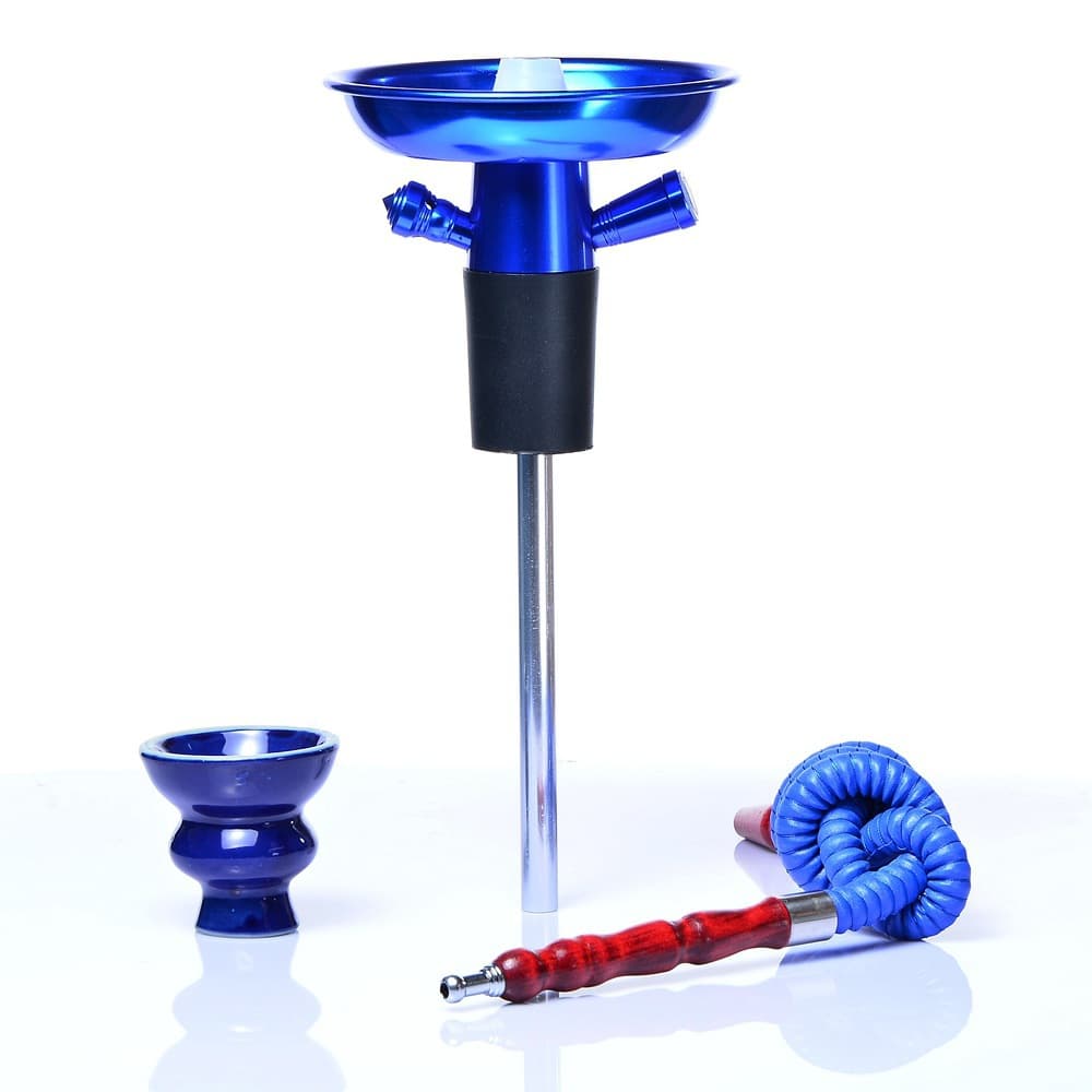 Cross-border supply of hookah set aluminum portable hookah accessories plastic red wine bottle head hookah universal
