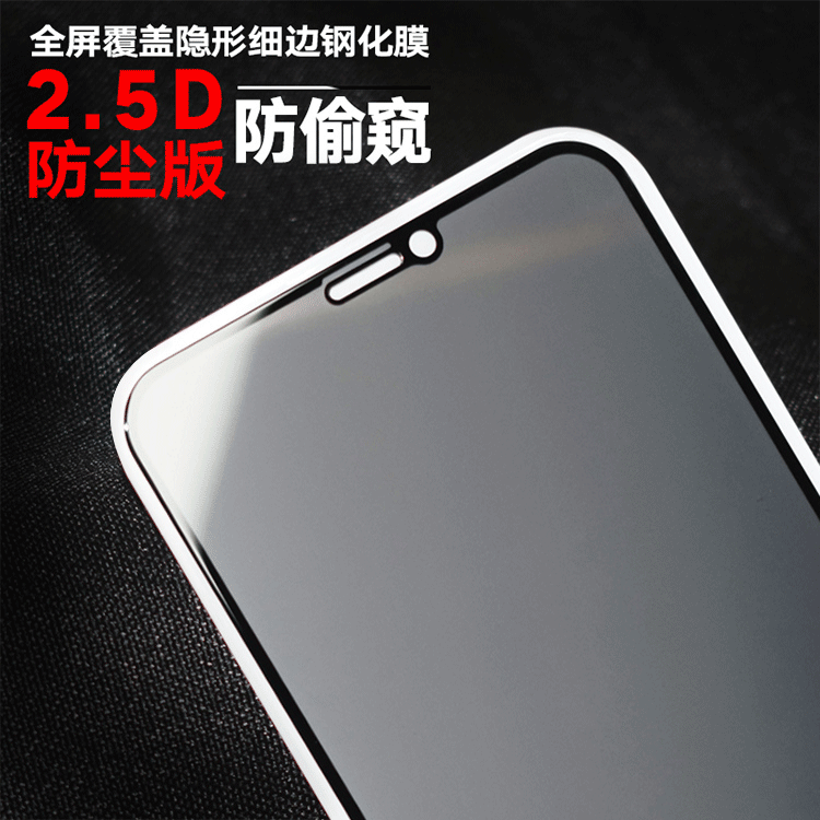 For Apple 13 Anti-Peep Tempered Film iPhone 16 Pro/15/Xr Full Screen Privacy Anti-Peeping Mobile Phone Screen Protector