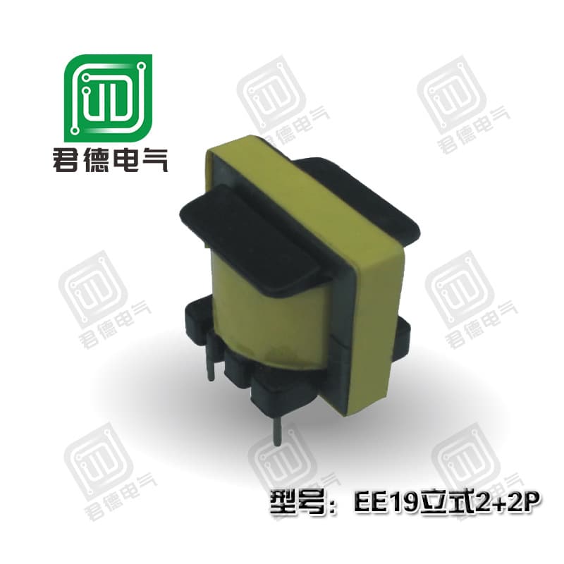 Factory Supply High-Frequency Transformer EE19 2+2 Pin EE Type Vertical Electronic Component Power Adapter