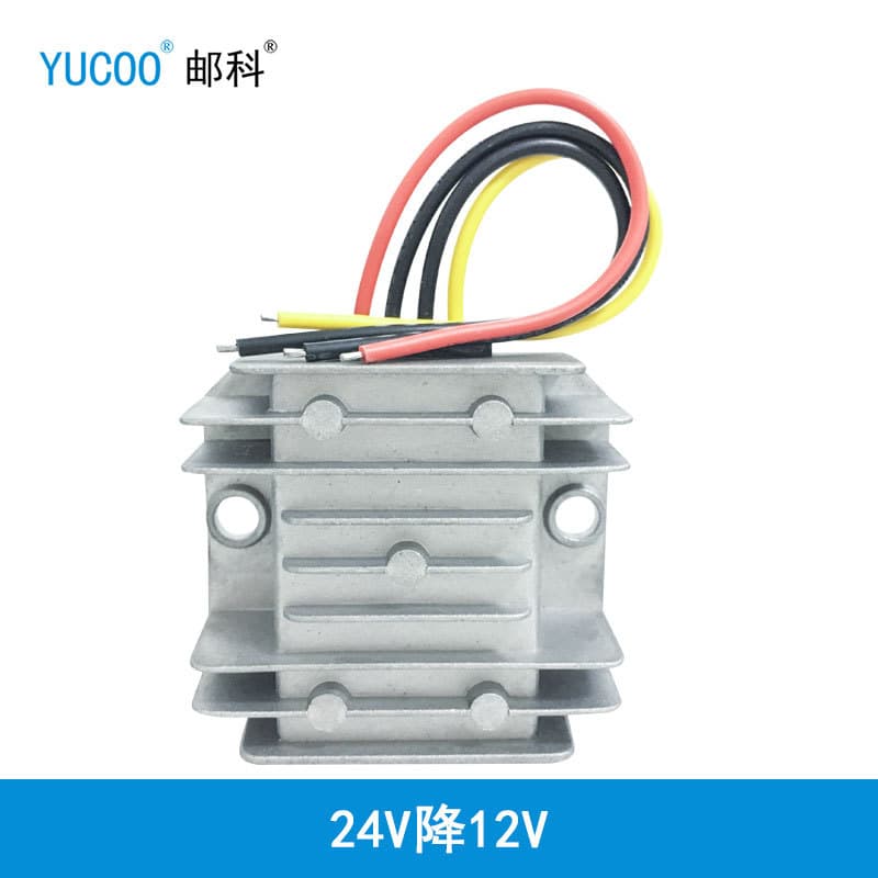 Postco DC24V to 12V5A6A waterproof step-down 24V to 12V10A power converter special price