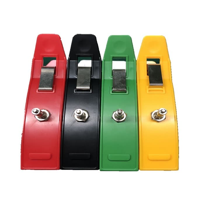Monitor ECG Machine Accessories, Adult, Multifunctional Limb Electrode Clamps Nickel-plated Red Yellow Green Black