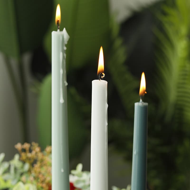 Nordic Morandi Long Stick Aromatherapy Candle Sweet Wedding Companion Ceremony Banquet Candlelight Dinner Gradient Long Stick Wax