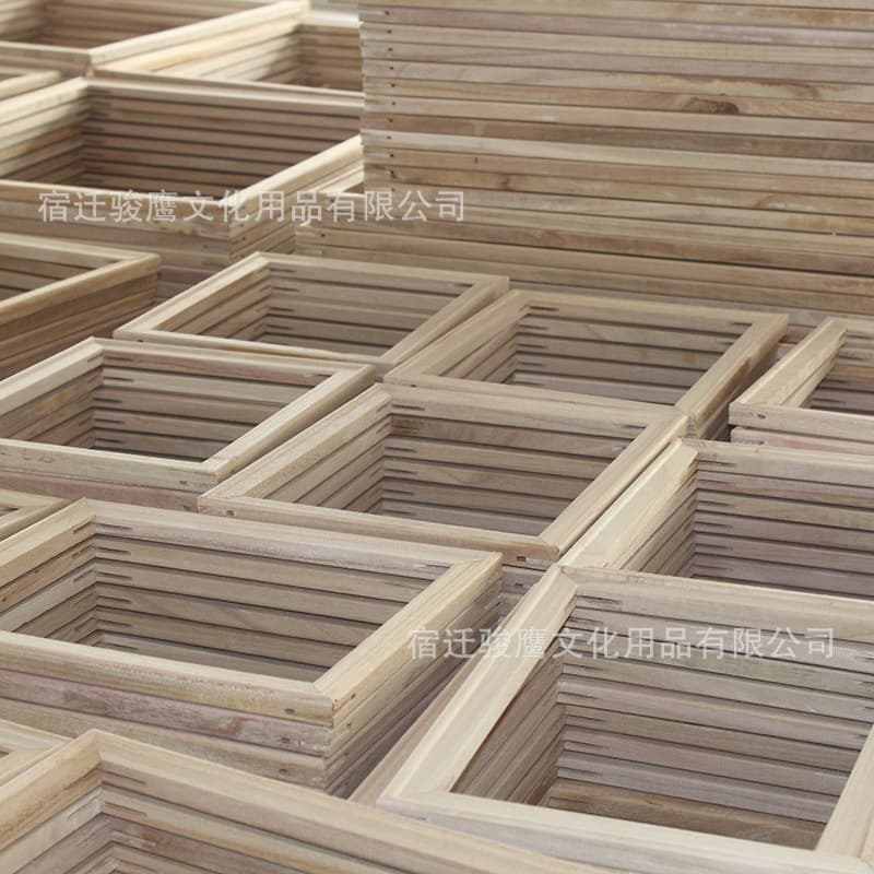 Wholesale canvas stretcher bars for digital oil painting, 1523 pine wood, multiple specifications solid wood inner frame strips