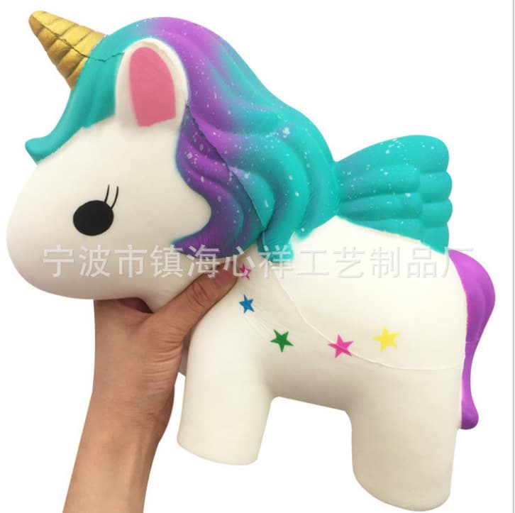 Extra Large Four-Legged Horse PU Slow Rising Squishy Realistic Large Animal Educational Creative Children's Toy Gift